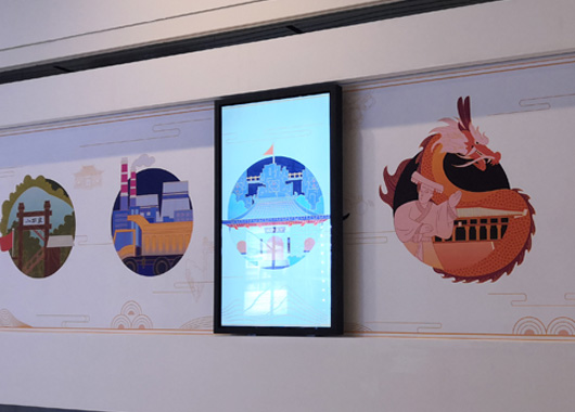 互動滑軌屏在科技、企業、科普、黨建、廉政、博物館等展館展廳的應用場景