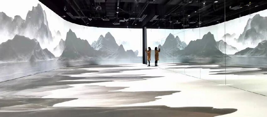 投影地面與墻面投影的融合藝術-蘇州好奇數字科技有限公司