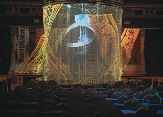 全息紗幕在婚禮現(xiàn)場的應用場景-好奇數(shù)字科技