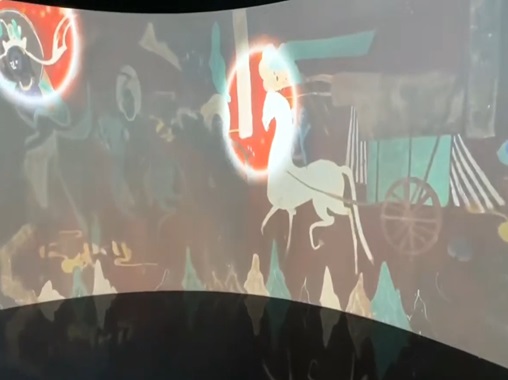 墻面投影互動手電筒-蘇州好奇數字科技