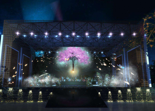 幻影成像在主題公園、游樂場的應用-好奇數字科技